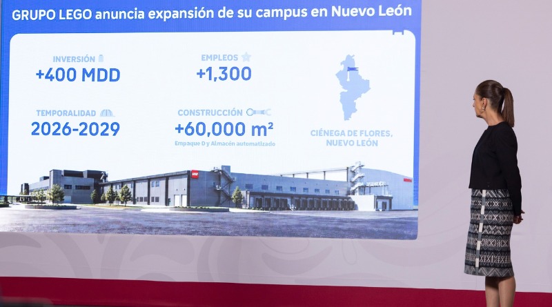 LEGO ALISTA EXPANSIÓN DE 400 MDD EN MÉXICO