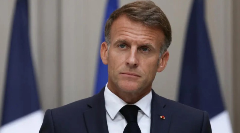 ANUNCIA MACRON DESPLIEGUE RECURSOS MILITARES EN ARABIA SAUDÍ