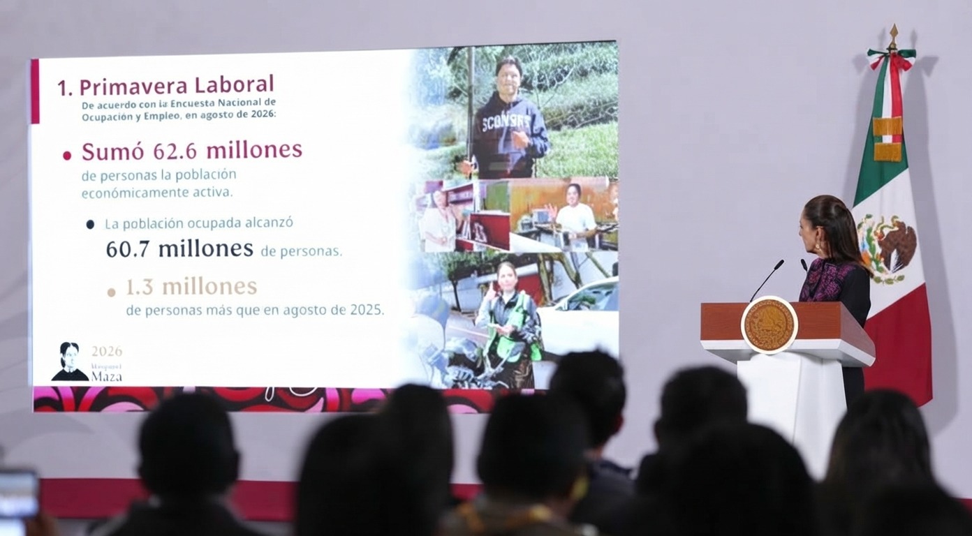 MÉXICO SUMA 1.3 MILLONES DE EMPLEOS EN UN AÑO