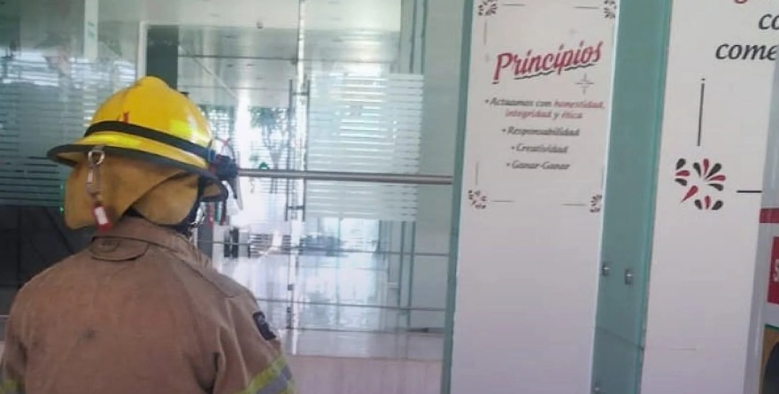 Simulacro de incendio en Medellín