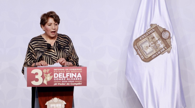 ENTREGA DELFINA GÓMEZ TERCER INFORME AL CONGRESO MEXIQUENSE