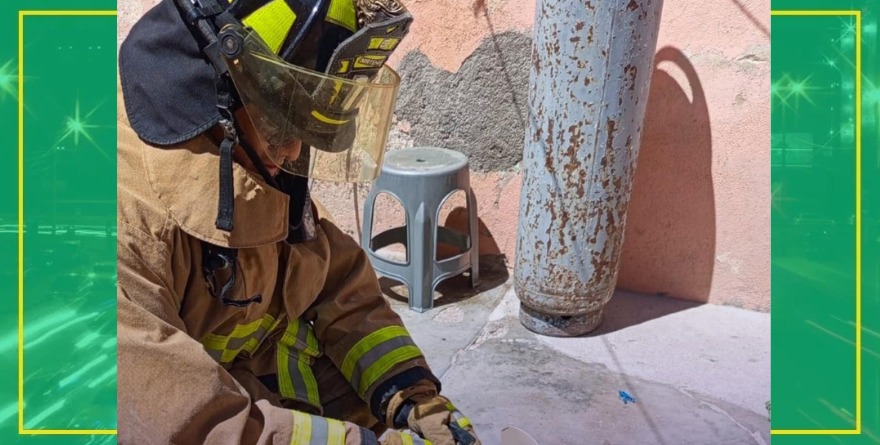 Controlan fuga por sobrellenado de gas