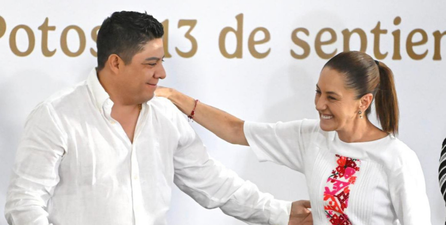 GOBERNADOR DEL ESTADO RICARDO GALLARDO CARDONA VALIDA GESTIÓN DE CLAUDIA SHEINBAUM