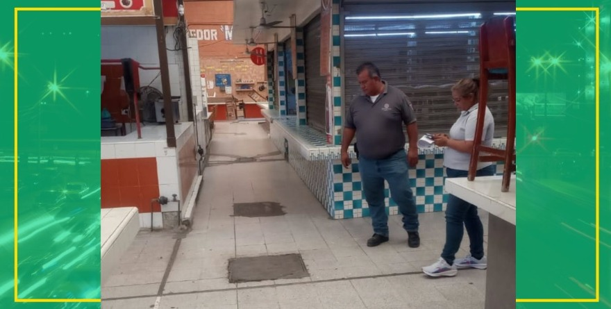 Reordenan señalética de emergencia en mercados de Valles