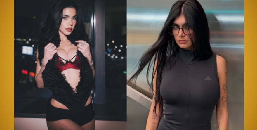 Mia Khalifa flechada por Kenia Os