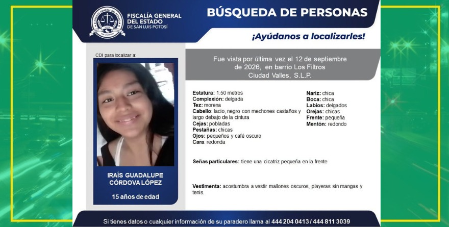 Búsqueda de Iraís Guadalupe en Ciudad Valles 