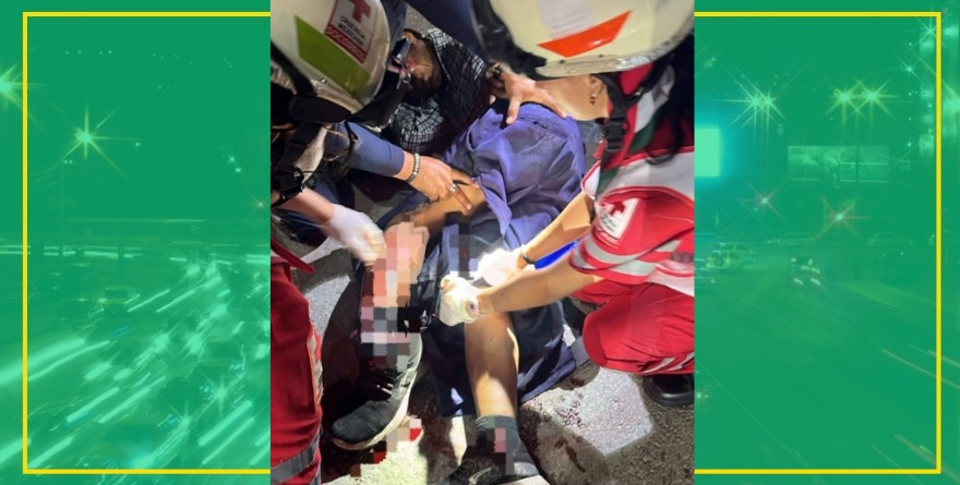 Adulto mayor grave atropellado en Valles