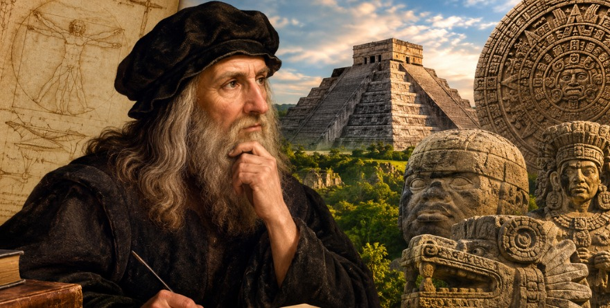Leonardo da Vinci y los ingenieros del mundo prehispánico