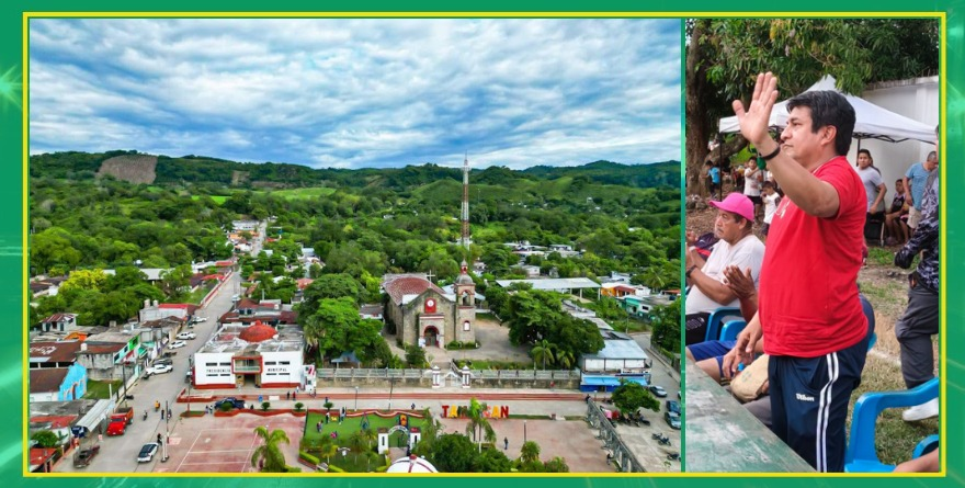 Obras recién entregadas en Tampacán ya tienen cuarteaduras