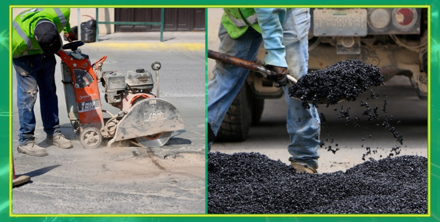 Pozos intensifica reparación vial