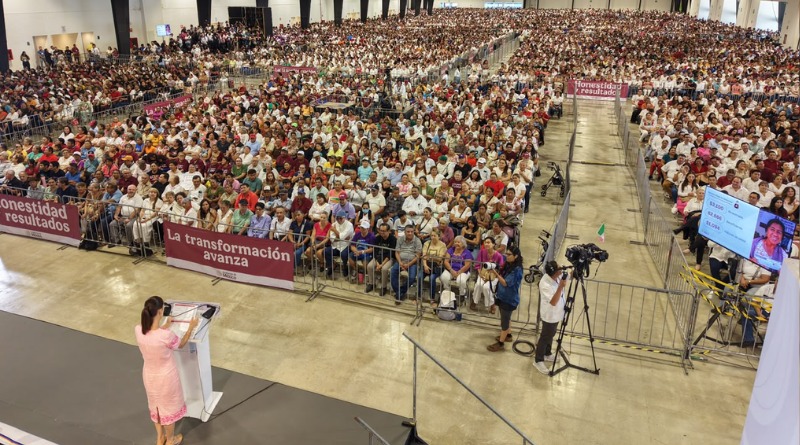 SHEINBAUM COMPROMETE 17 MIL MDP EN APOYOS SOCIALES PARA YUCATÁN