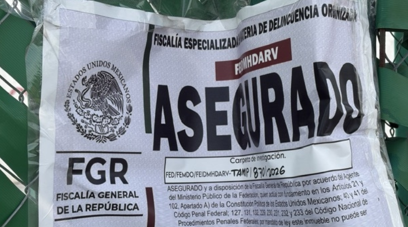 ASEGURA FGR BODEGA CON PIPAS EN REYNOSA