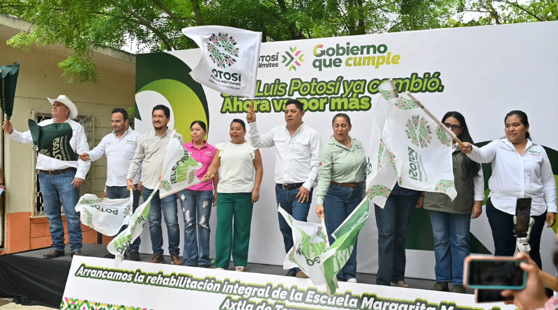 GALLARDO TRANSFORMA PRIMARIA EN AXTLA TERRAZAS