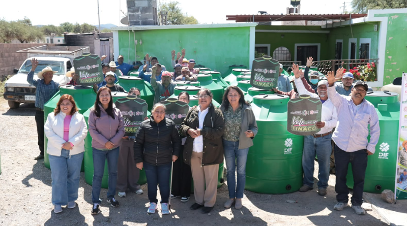 Entregan cisternas en seis municipios