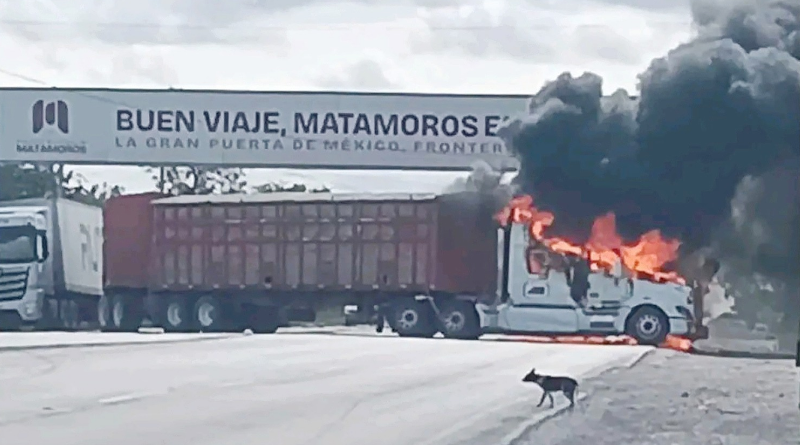 PARALIZAN MATAMOROS Y PUENTES A TEXAS