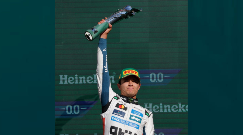 LANDO NORRIS TOMA PRECAUCIONES CON LA COMIDA MEXICANA