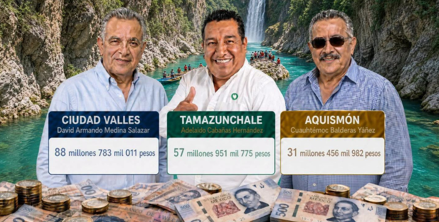 Captan municipios huastecos 452 mdp presupuestales