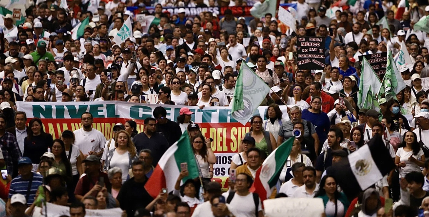 MARCHAN POR AUMENTOS Y TEMEN “MANO NEGRA”