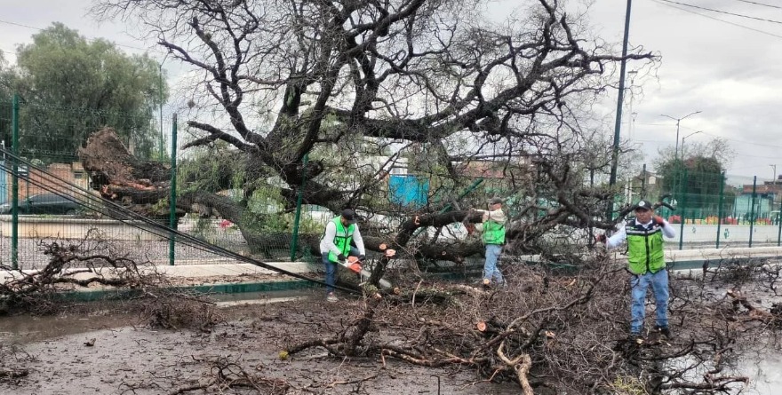 Soledad atiende emergencia climática 