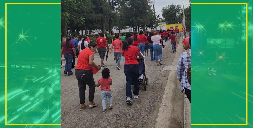 ​Celebran salud con una alegre caminata
