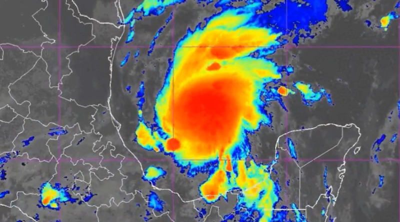 SE FORMA LA TORMENTA ‘ISAÍAS’ EN EL GOLFO DE MÉXICO
