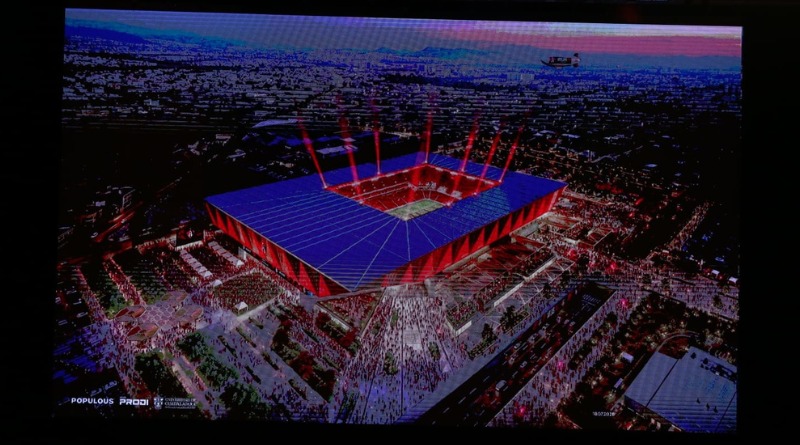 PRESENTAN NUEVO ESTADIO DE ATLAS Y LEONES NEGROS