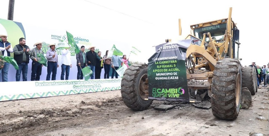 Gallardo moderniza el acceso a Guadalcázar