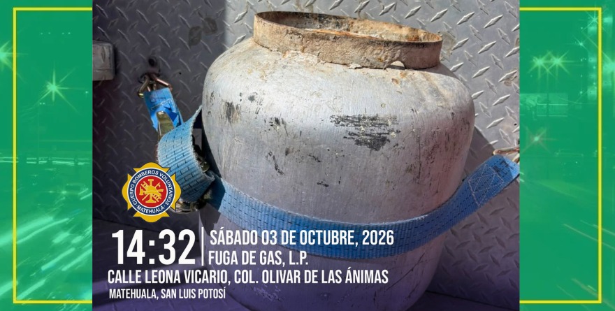 Controlan fuga de gas