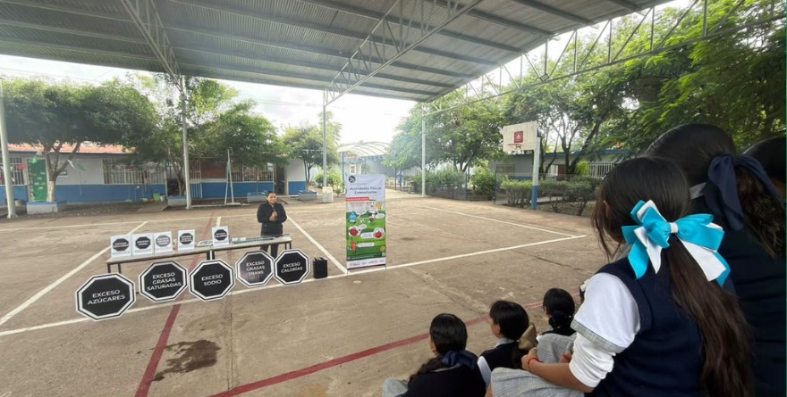 Fomentan consumo saludable en escuelas