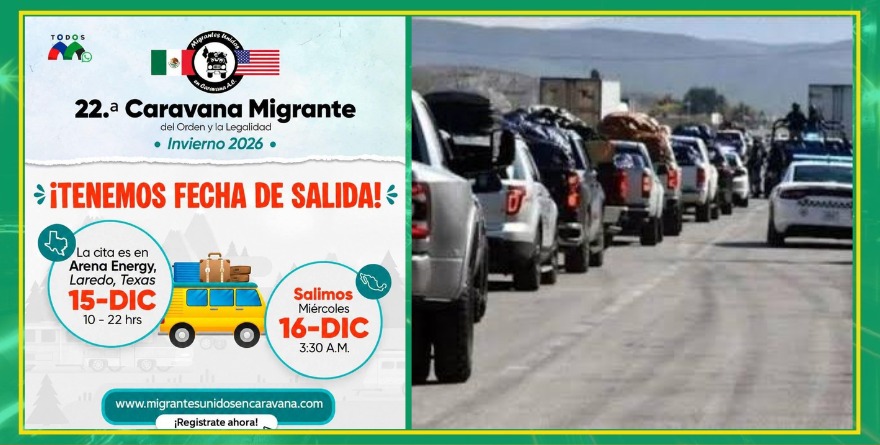 Anuncian caravana migrante
