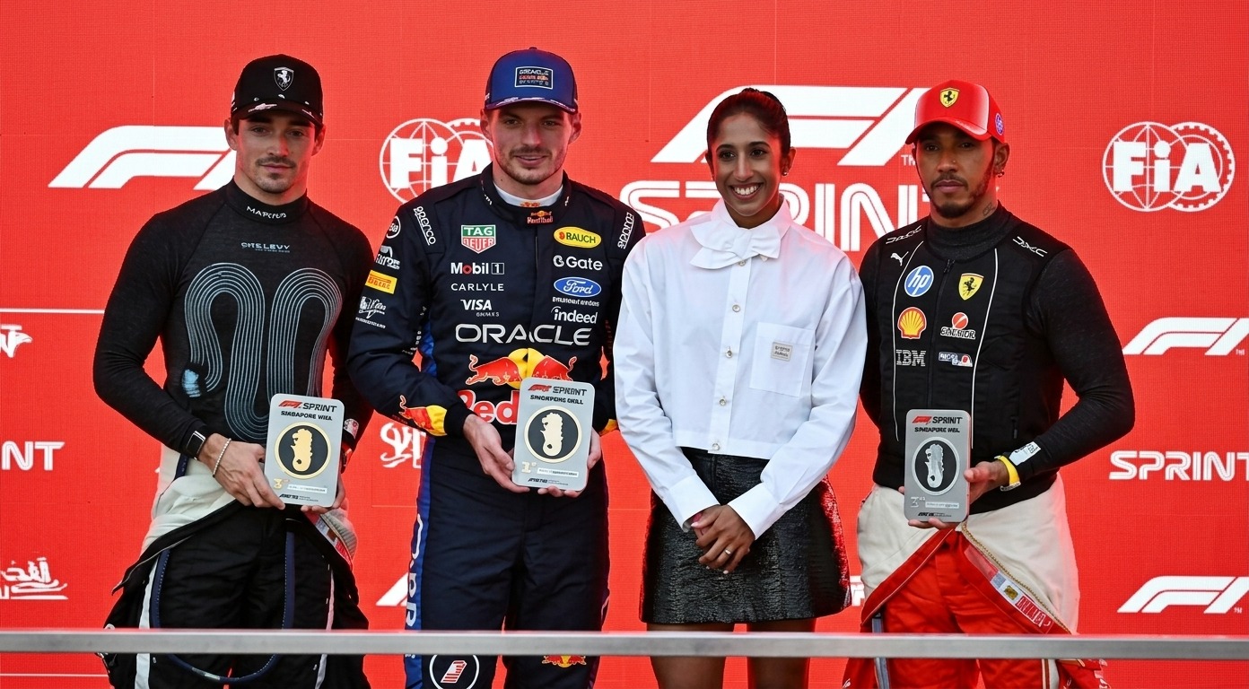 GANA VERSTAPPEN SPRINT DE SINGAPUR; ABANDONAN 9 MONOPLAZAS