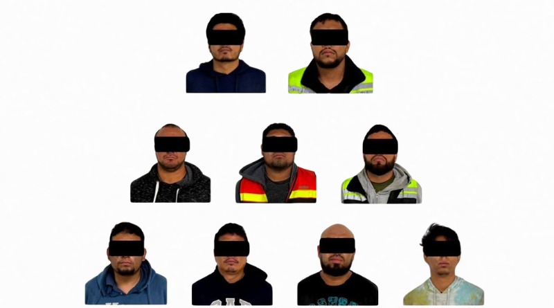 PROCESAN A 9 LIGADOS A LOS ALEMANES POR ROBO DE CARGA EN SLP