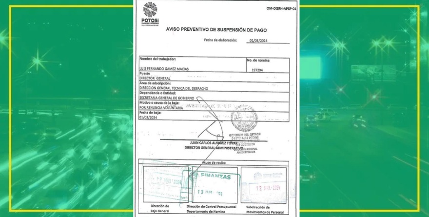 Diputado renunció en 2024 a la SGG