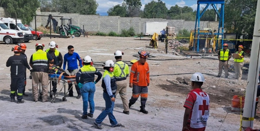 Bomberos realizan simulacro