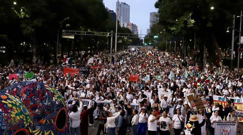MARCHAN POR AUMENTOS… TEMEN ‘MANO NEGRA’