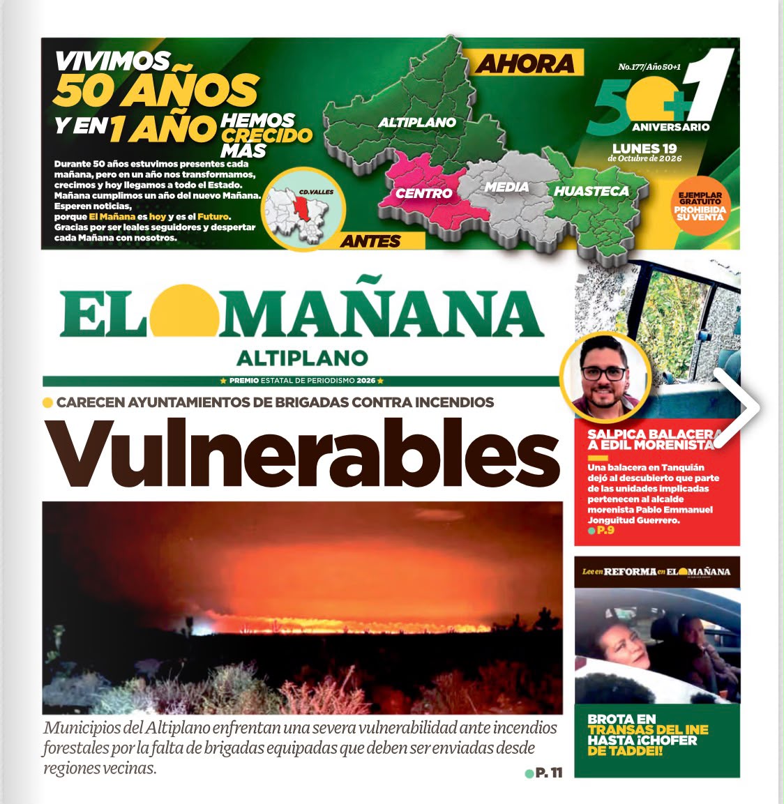 El Mañana Altiplano - 19 de octubre de 2026