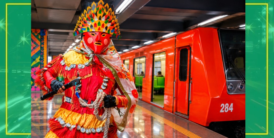 Xantolo llega al Metro