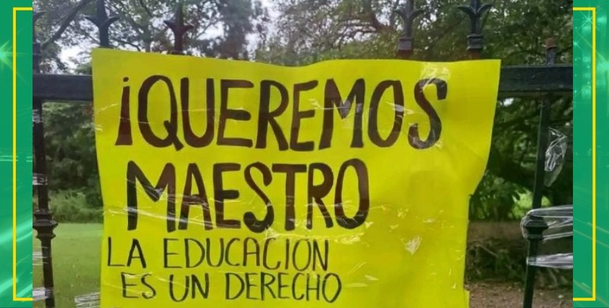 Sin maestro en telesecundaria