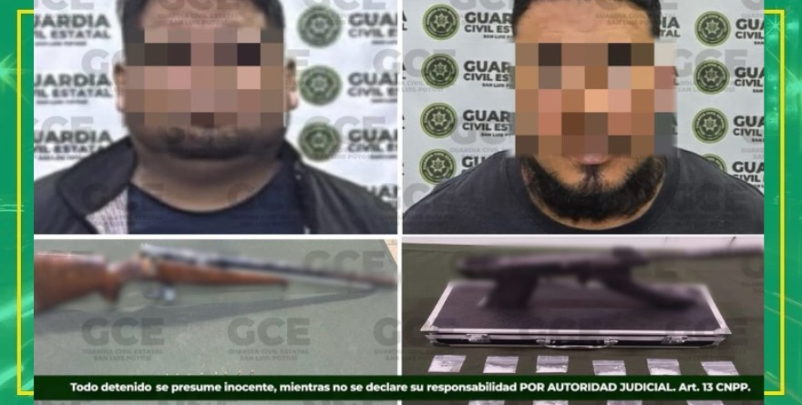 Cae par de pistoleros