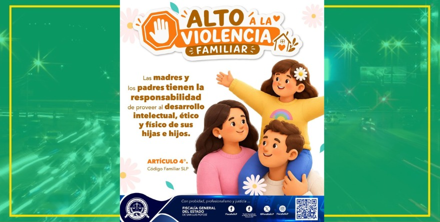 Denuncia violencia familiar en SLP