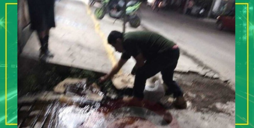Accidente por derrame de aceite