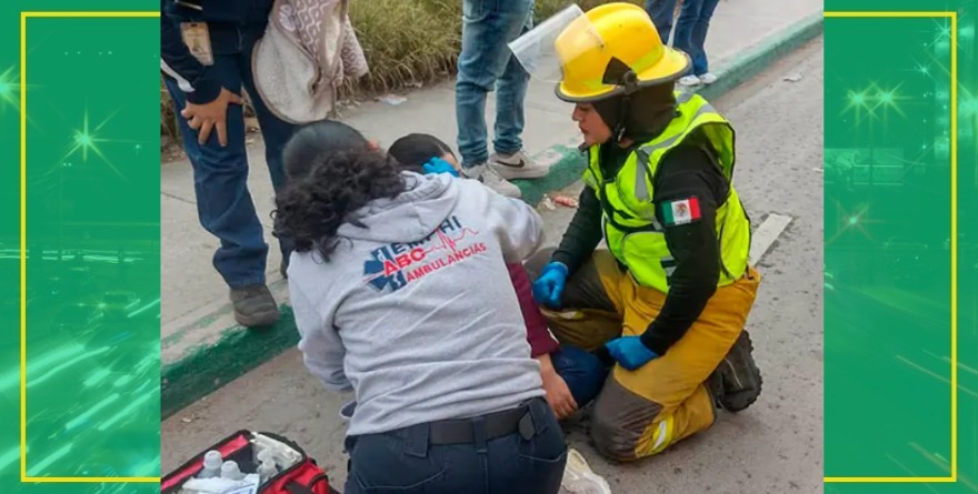 Atropellan a pasajera al bajar del camión
