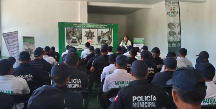 Capacitación policial en Xilitla