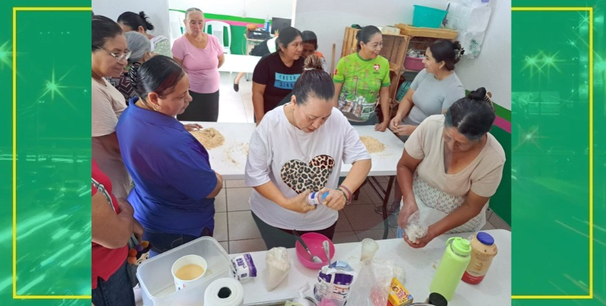 Taller de panadería en Tancanhuitz